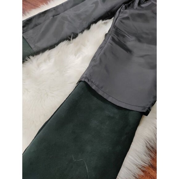 Halogen High Waisted 5 Pocket Bootcut Leather Pants Black Women's Size 4 - Picture 8 of 15